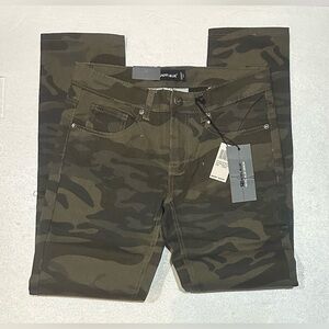 Royal Blue Camouflage Men's Chinos